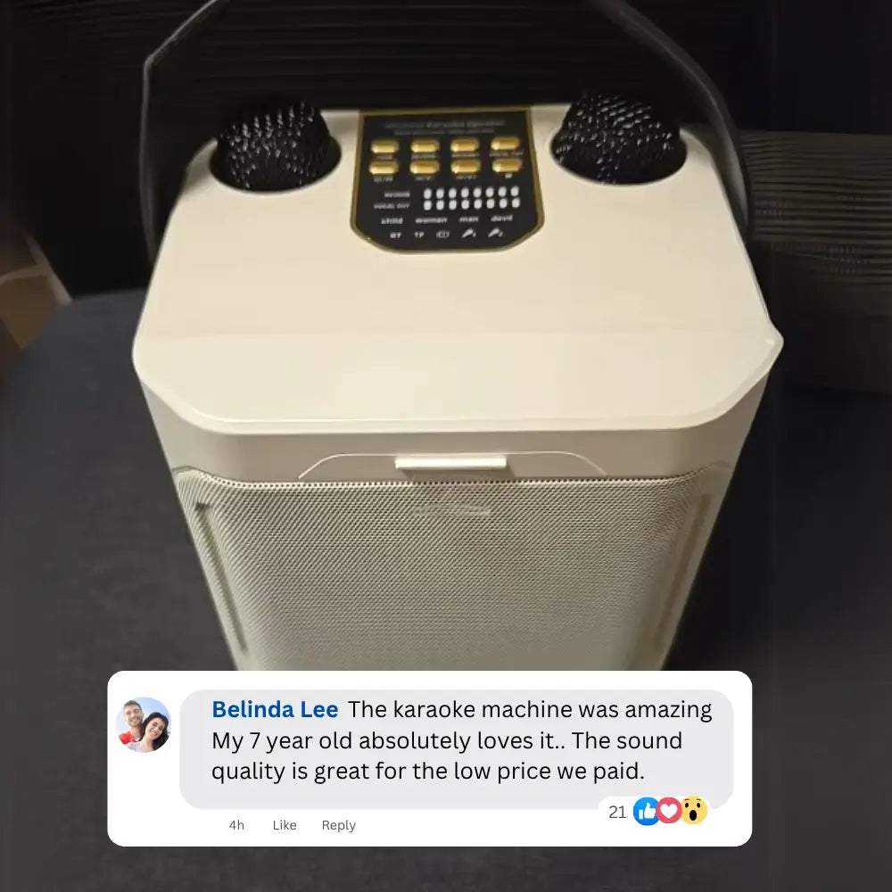 Vizuals Singstation Karaoke Machine for Kids & Adults