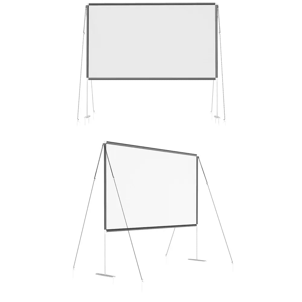 Vizuals 4k Projector Screen 100Inches - Portable Outdoor Projector Screen